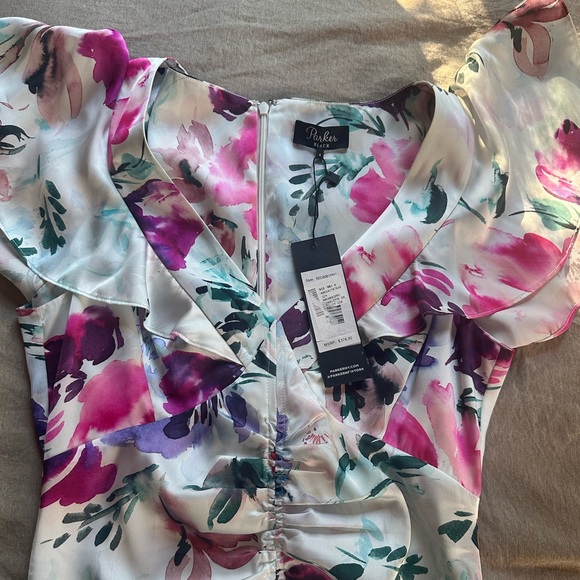 Parker Black - Floral High Low Dress - Picture 2 of 3